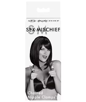 Sex amp Mischief Chained Nipple Clamps