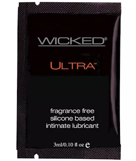 Wicked Sensual Care Ultra Silicone Based Lubricant  1 oz Fragrance Free