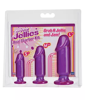 Crystal Jellies Anal Starter Kit  Purple