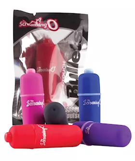 Screaming O 3 Speed Soft Touch Bullet  Asst Colors