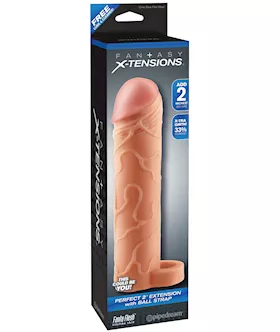 Fantasy Xtensions Perfect 2quot Extension wBall Strap  Flesh