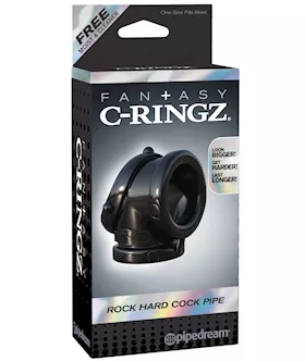 Fantasy CRingz Rock Hard Cock Pipe  Black