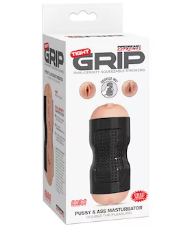 PDX Extreme Tight Grip Dual Density Squeezable Strokers  Pussy amp Ass