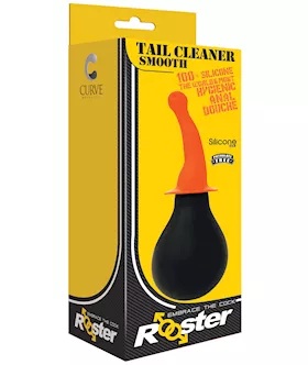 Curve Toys Rooster Tail Cleaner Smooth  Orange