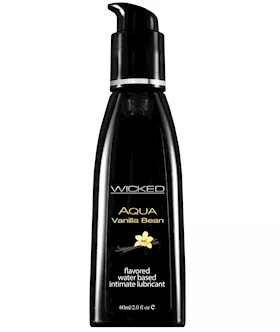 Wicked Sensual Care Aqua Water Based Lubricant  2 oz Vanilla Bean
