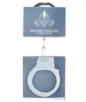 Shots Ouch Beginner Handcuffs  Metal