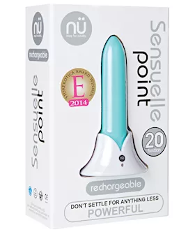 Nu Sensuelle Point Rechargeable Bullet  Teal Blue