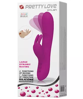 Pretty Love Dylan Bunny Ears Come Hither Rabbit 11 Function  Fuchsia