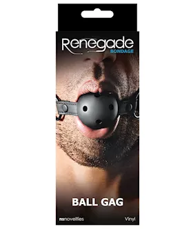 Renegade Bondage Ball Gag  Black
