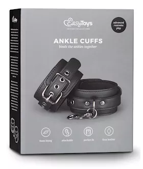 Easy Toys Fetish Ankle Cuffs  Black