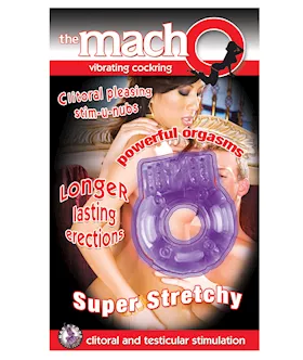The MachO Vibrating Cockring  Purple