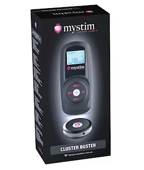 Mystim Cluster Buster Wireless eStim Starter Kit  Black