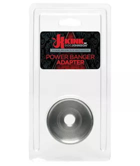 Kink Fucking Machines Power Banger Adapter for Fuck Hole Variable Pressure Stroker  Silver