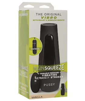 Main Squeeze Original Vibro Pussy  Flesh