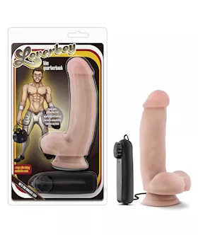 Blush Coverboy The Quarterback 7quot Vibrating Realistic Cock  Vanilla
