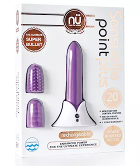 Nu Sensuelle Point Plus Rechargeable Bullet  Purple