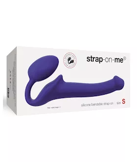 Strap On Me Silicone Bendable Strapless Strap On Small  Purple