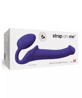Strap On Me Silicone Bendable Strapless Strap On Medium  Purple