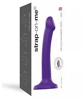 Strap On Me Silicone Bendable Dildo Small  Purple