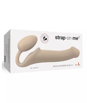 Strap On Me Silicone Bendable Strapless Strap On Large  Flesh