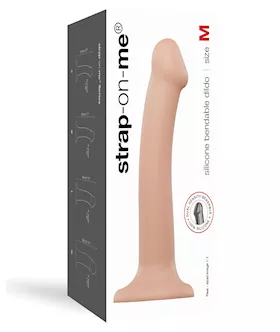 Strap On Me Silicone Bendable Dildo Medium  Flesh