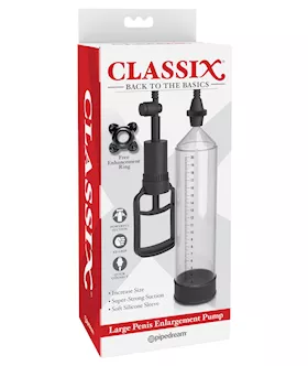 Classix Large Penis Enlargement Pump  Clear