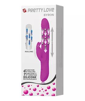 Pretty Love Byron Thrusting Rabbit  Fuchsia