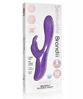 Nu Sensuelle Brandii Bendable Rabbit  Purple