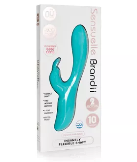 Nu Sensuelle Brandii Bendable Rabbit  Teal