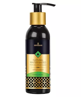 Sensuva Natural Water Based Personal Moisturizer  423 oz Apple Candy