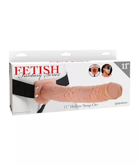 Fetish Fantasy Series 11quot Hollow Strap On  Flesh