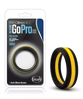 Blush Performance Silicone Go Pro Cock Ring  BlackGold
