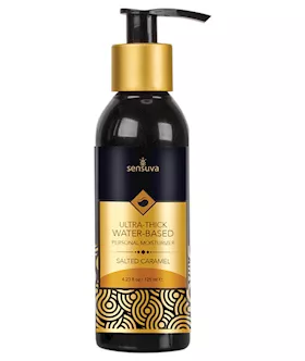 Sensuva Ultra Thick Water Based Personal Moisturizer  423 oz Salted Caramel