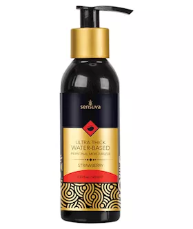 Sensuva Ultra Thick Water Based Personal Moisturizer - 4.23 Oz  Strawberry