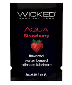 Wicked Sensual Care Water Based Lubricant  1 oz Strawberry
