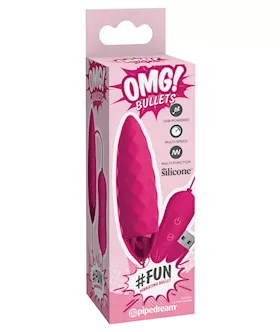 OMG Bullets Hash Tag Fun   Fuchsia