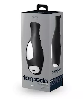 VeDO Torpedo Vibrating Rechargable Stroker  Just Black