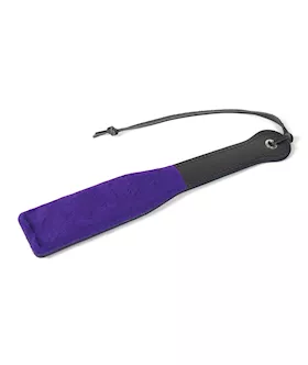 Spartacus 12quot Faux Fur Paddle  Purple