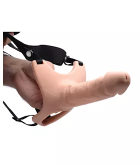 Size Matters SM Hollow Silicone Dildo Strap On  Flesh