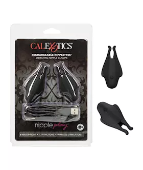 Nipple Play Rechargeable Nipplettes  Black