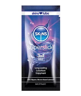Skins Super Slide Silicone Based Lubricant  5 ml Foil
