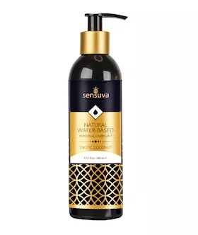 Sensuva Natural Water Based Personal Moisturizer  812 oz Exotic Coconut