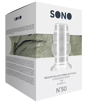 Shots Sono Butt Plug  Medium Clear