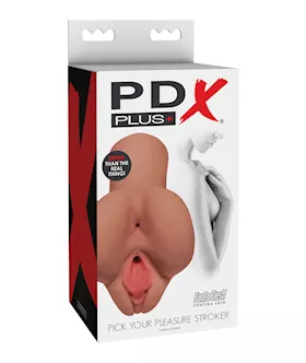 PDX Plus Pick Your Pleasure Stroker  Tan