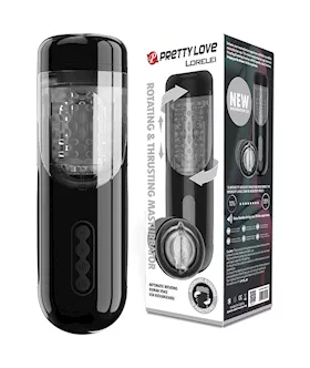 Pretty Love Lorelei Rotating amp Thrusting Masturbator  Black