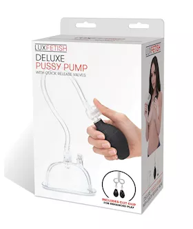 Lux Fetish Deluxe Pussy Pump W/ Quick Release Valves