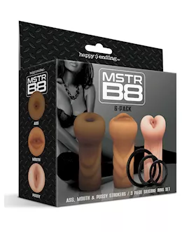 MSTR B8 Stroker Set wCRings  Assorted Pack of 3
