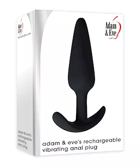 Adam amp Eve039s Rechargeable Vibrating Anal Plug  Black