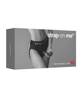 Strap On Me Heroine Harness  Black XL