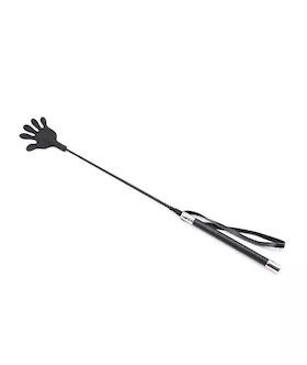 Plesur 22quot Hand Shaped Silicone Crop  Black